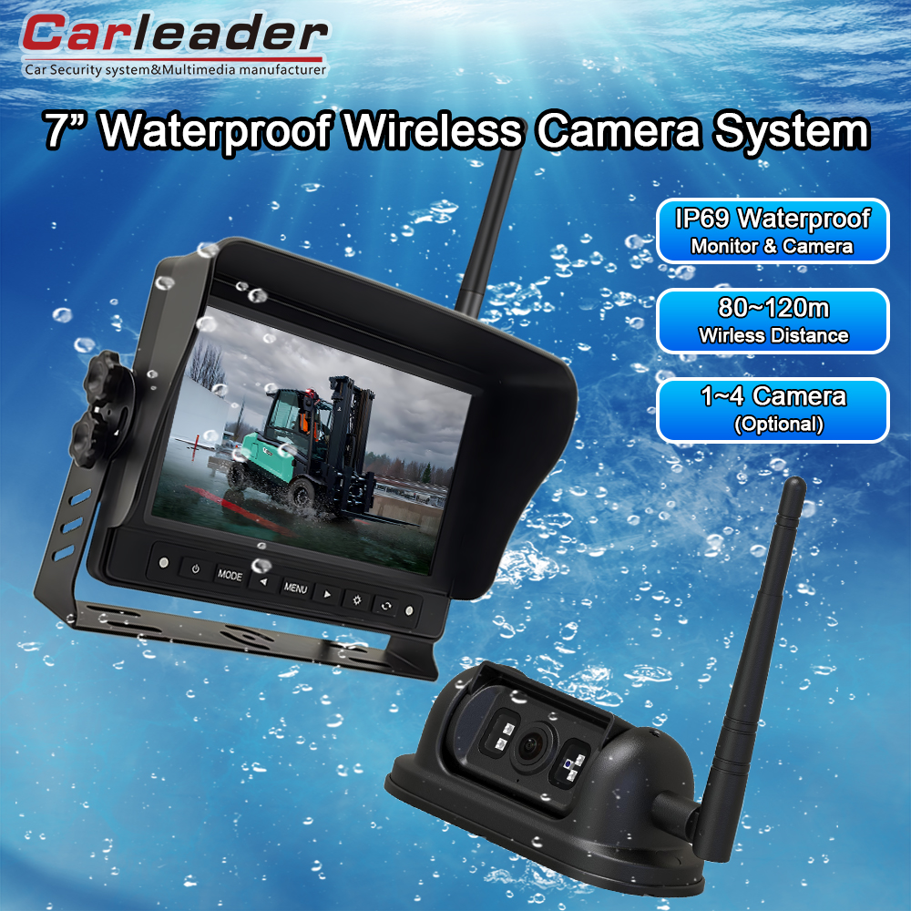 قابلیت های نظارتی خود را با سیستم نظارت بر ضد آب بی سیم دیجیتال Carleader 7 اینچی ارتقا دهید