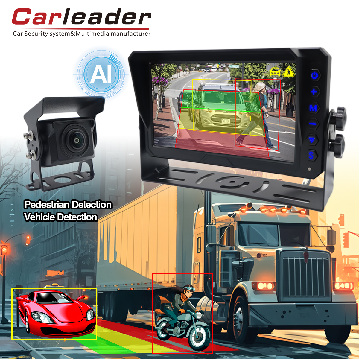 Carleader سیستم تشخیص عابر پیاده و وسیله نقلیه را راه اندازی می کند
