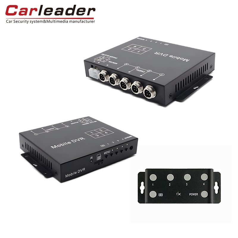 Carleader 4CH AHD 1080p Mini Mobile DVR پشتیبانی TF ذخیره کارت