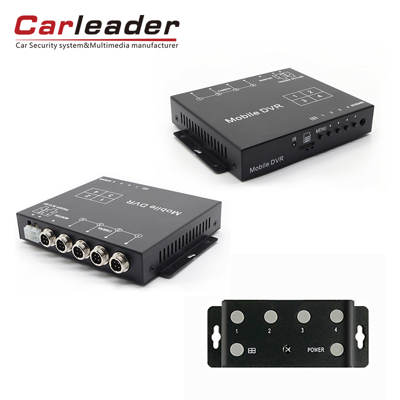 جعبه کنترل اسپلیت Carleader 1080P AHD Quad با عملکرد ضبط: مرکز نظارت بر وسیله نقلیه همه در یک