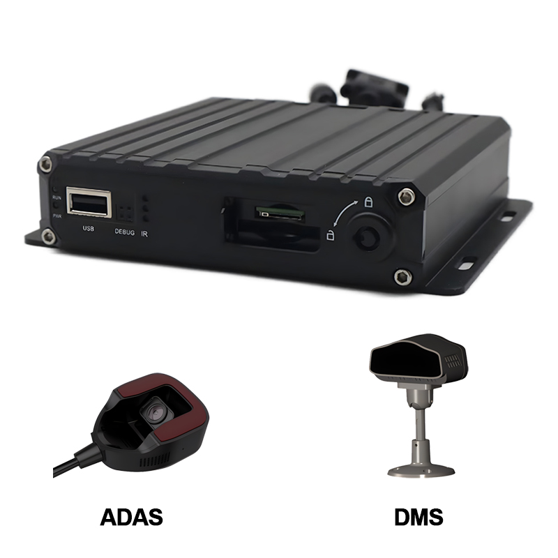 DVR موبایل هوشمند Carleader 4CH AI با دوربین DSM و ADAS