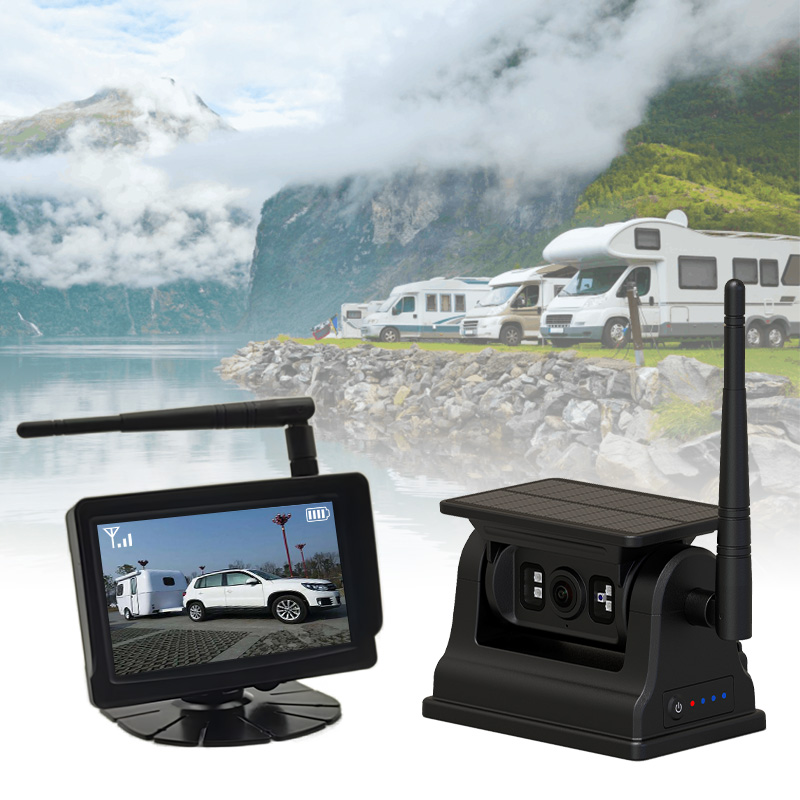 سیستم دوربین مغناطیسی خودرو شارژی خورشیدی بی سیم 5 اینچی --- بهترین شریک شما برای رانندگی ایمن تر