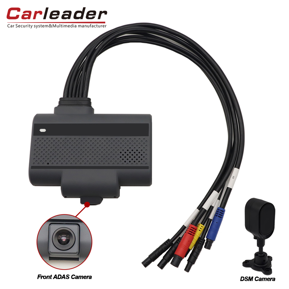 افزایش ایمنی ناوگان با Carleader 4CH AI Powered ADAS+DSM خروجی ویدیو از دوربین داش