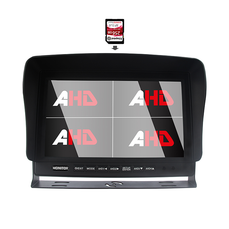 مانیتور خودرو SD DVR با صفحه نمایش چهارگانه AHD 10.1 اینچی Carleader مانیتور خودرو SD DVR با صفحه نمایش چهارگانه AHD 10.1 اینچی Carleader