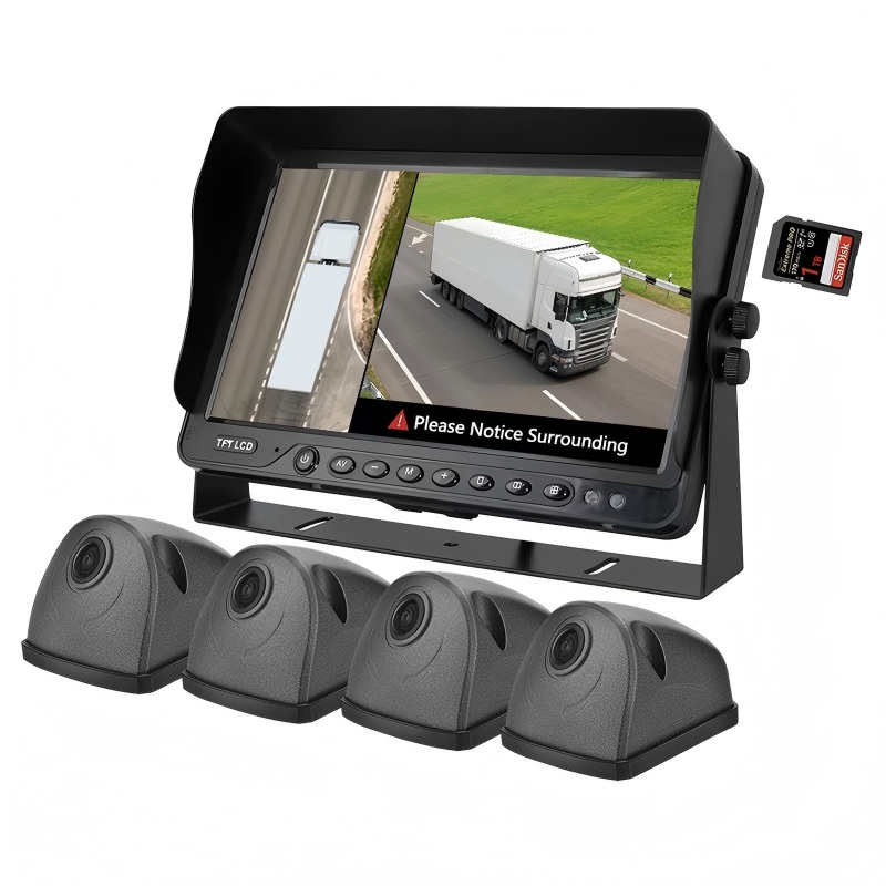 سیستم AVM 7 اینچی 360 با تشخیص نقطه کور هوش مصنوعی و دوربین های 1080P سیستم AVM 7 اینچی 360 با تشخیص نقطه کور هوش مصنوعی و دوربین های 1080P