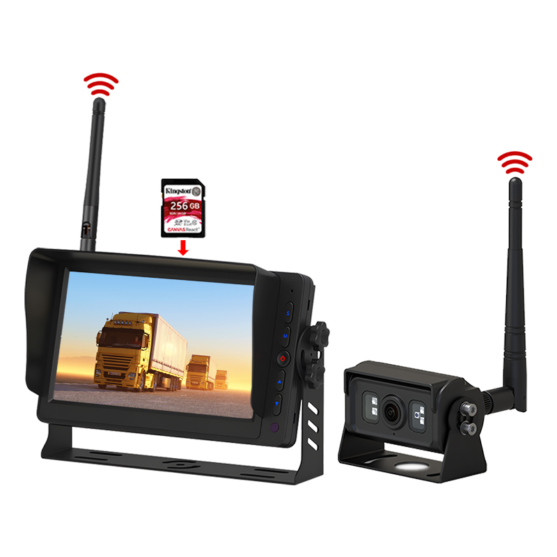 7 اینچ DVR ضبط 2.4 گیگاهرتز سیستم نظارت بی سیم دیجیتال