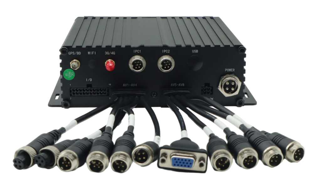 8 کانال HDD 1080P و کارت SD MDVR برای خودرو