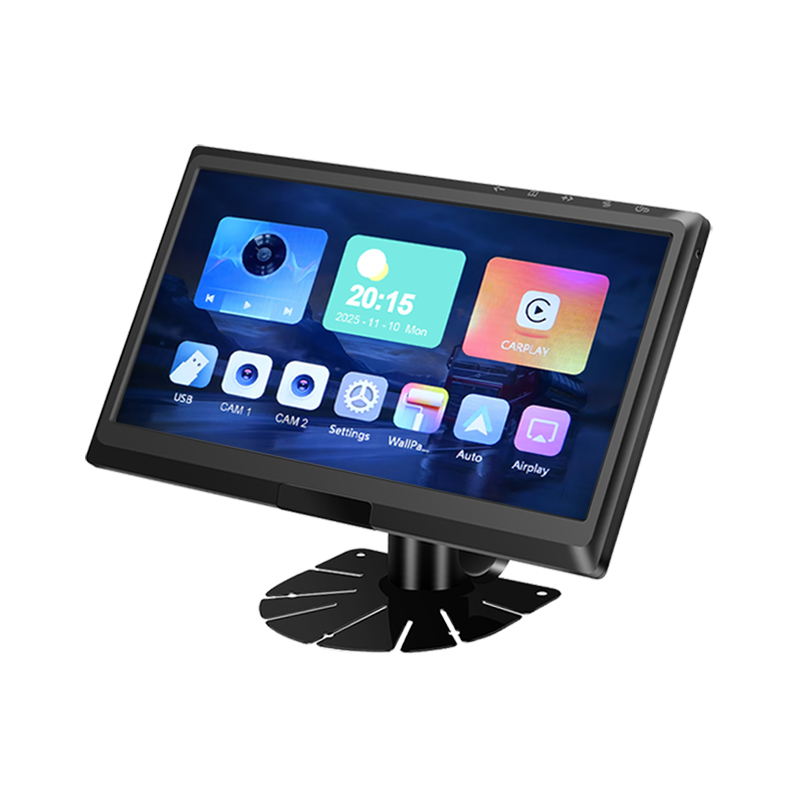 مانیتور خودرو 9 اینچی IPS 2AV AHD از چند رسانه ای CarPlay پشتیبانی می کند